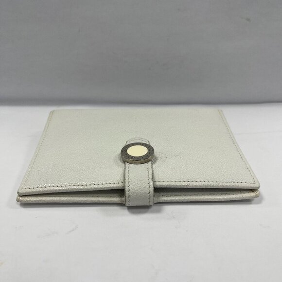 BVLGARI White Leather Notebook Cover - Preowned - Picture 4 of 14